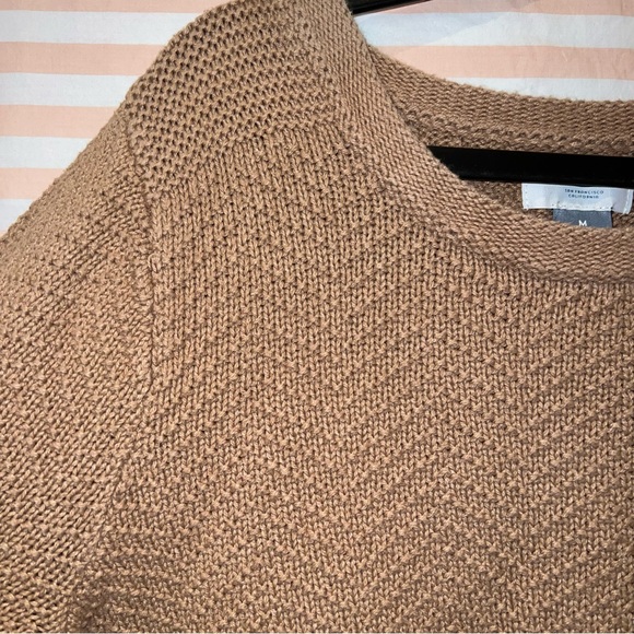 Old Navy Brown Chevron Knit Sweater - M - Picture 3 of 3